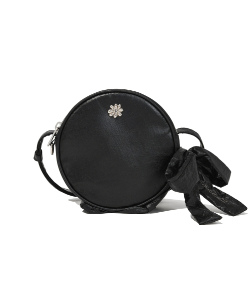 預訂｜WHAT IT ISNT RIBBON SHIRRING TAMBOURINE BAG (2 COLOR)