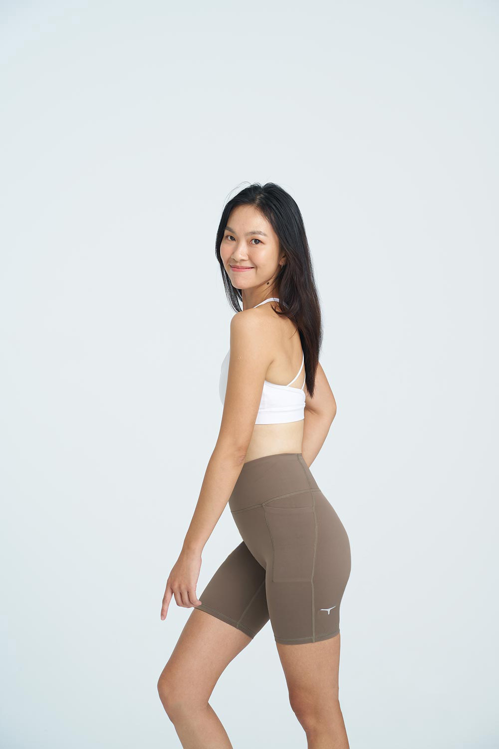 托瑪斯頂級緊身短褲（摩卡色）