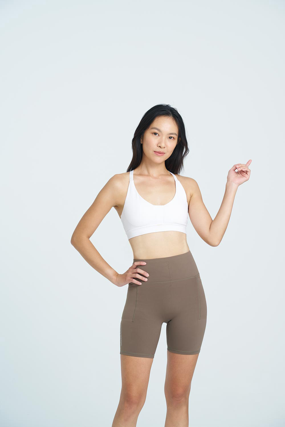 托瑪斯頂級緊身短褲（摩卡色）