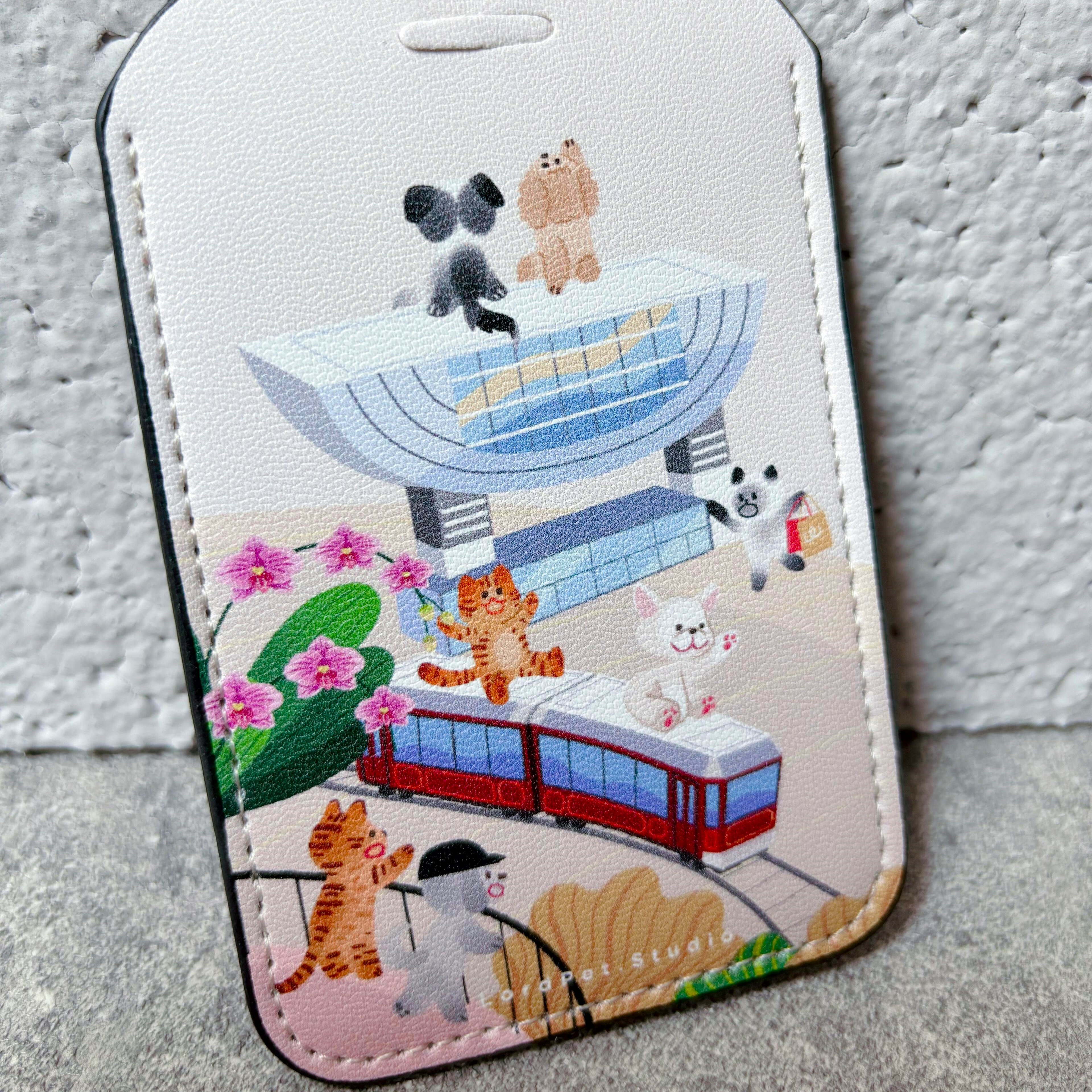 汪喵香港遊行李牌 / 中環 / 自家原創設計