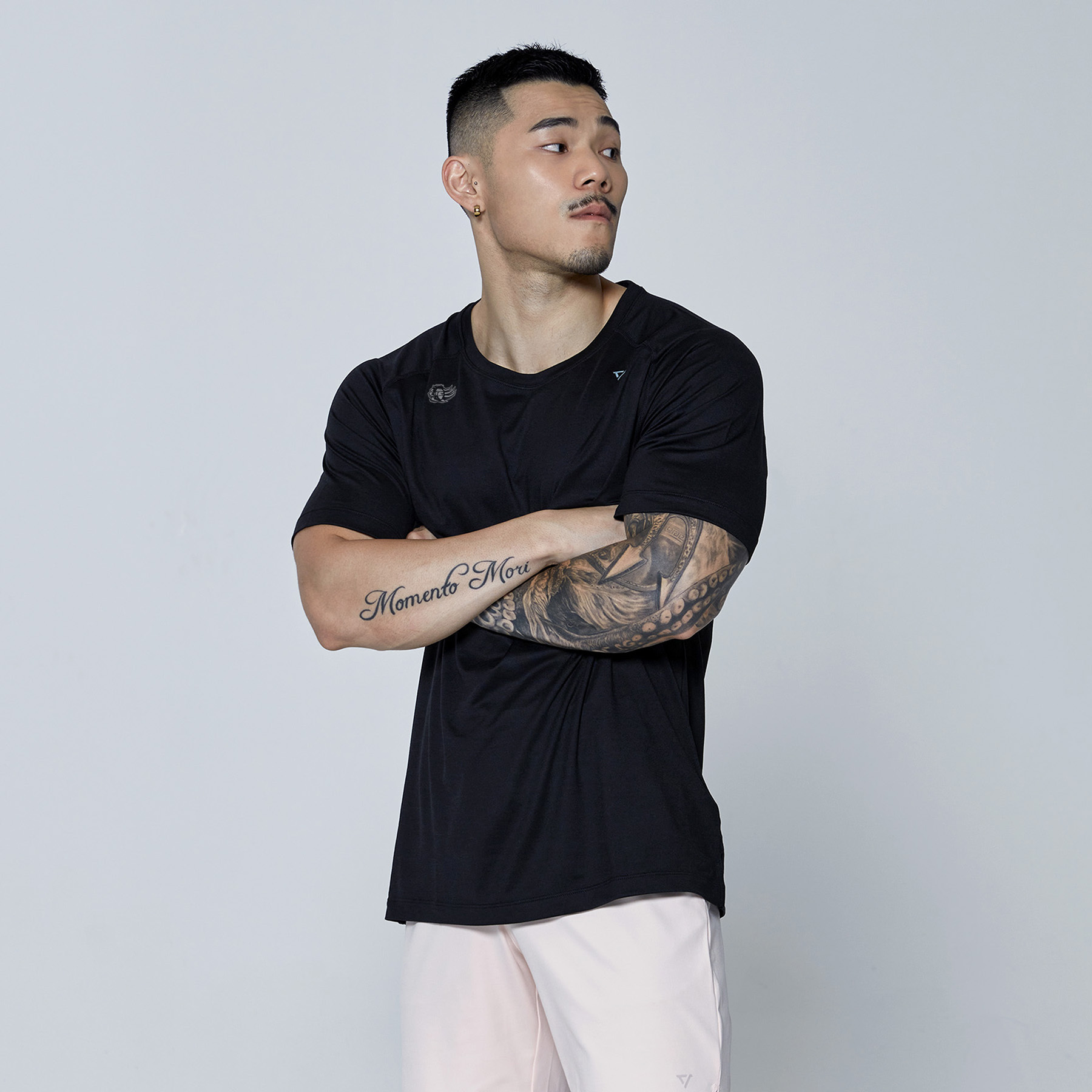 23-24 LN x VERVE Skin³ 親膚拉格蘭機能短袖｜麻黑