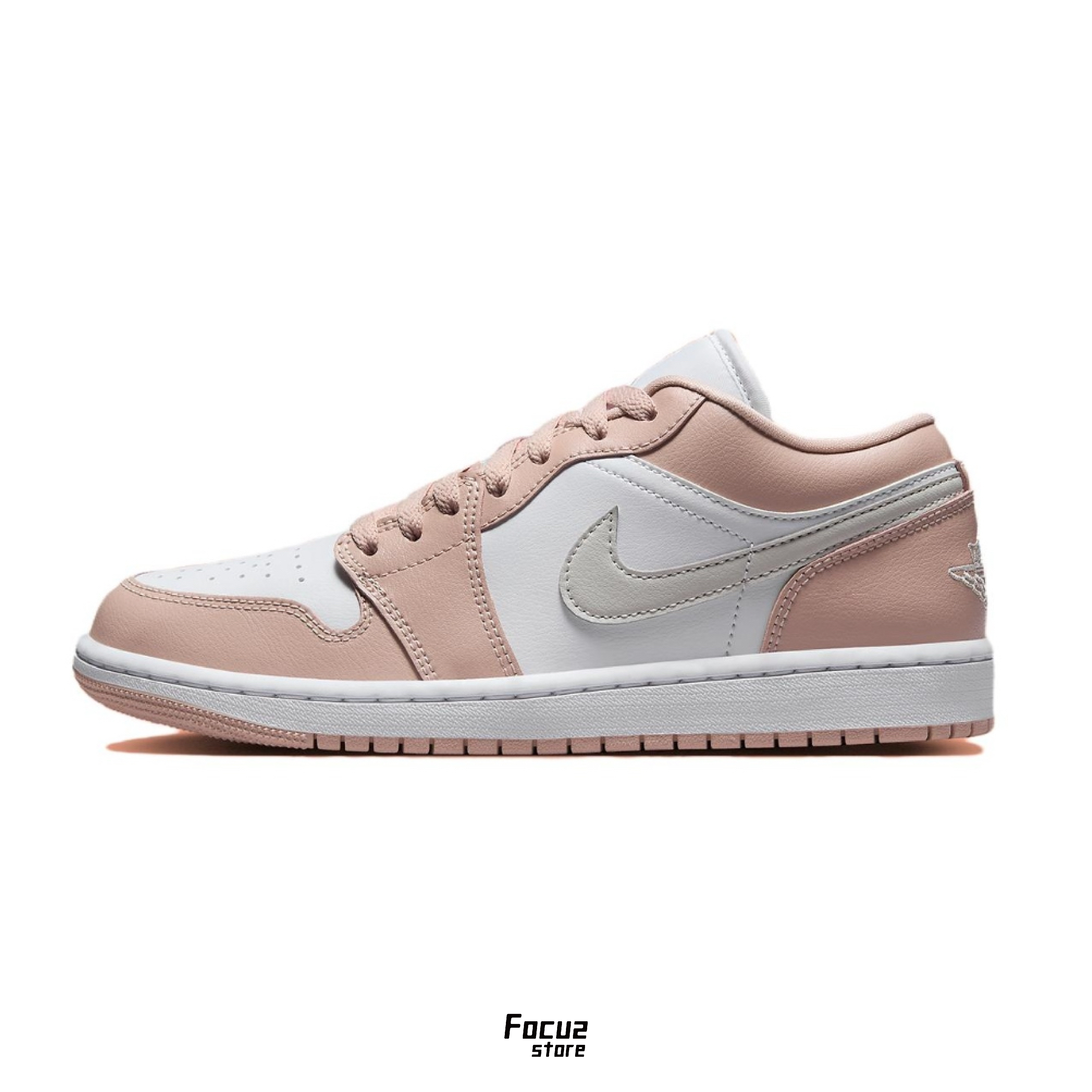 【Focus Store】現貨秒發 Nike Wmns Air Jordan 1 Low 'Particle Beige' 藕粉色 粉白 DC0774-120