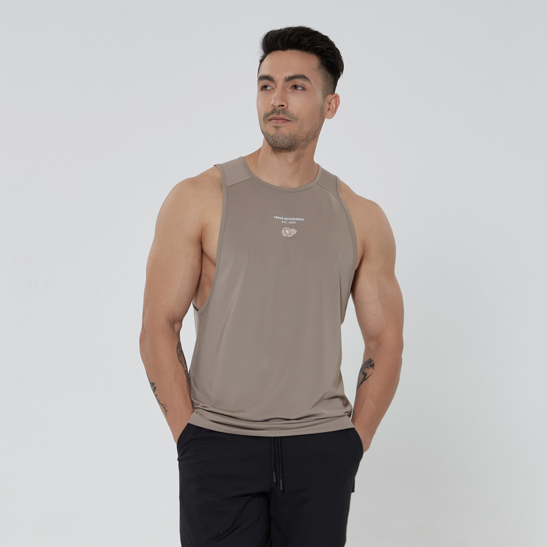23-24 LN x VERVE FreshTX™ 坦克訓練背心｜石褐