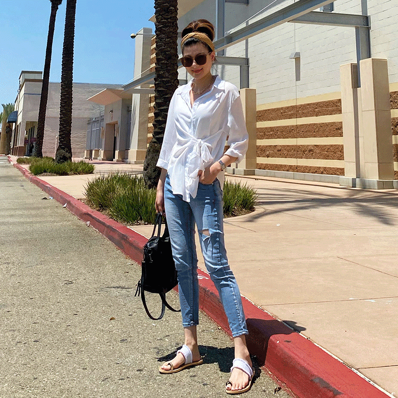 AFS綁帶造型襯衫