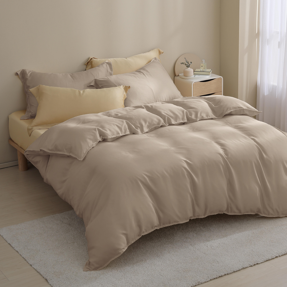 60支天絲｜100%萊賽爾｜雙色配｜香檳金ｘ流光金 搖曳金莎