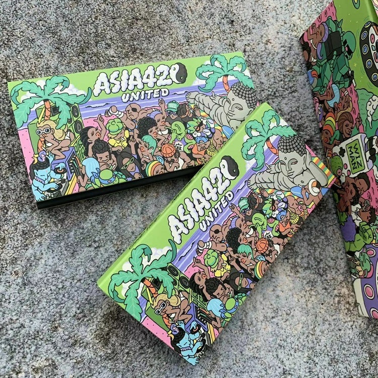 WIZMAN KING SLIM ROLLING PAPER KIT