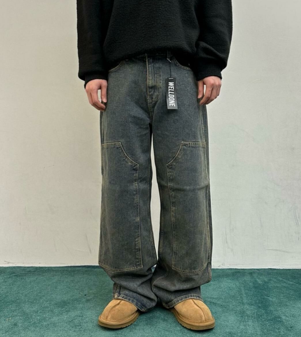 洗水鬆身牛仔褲 WELL DONE-016P