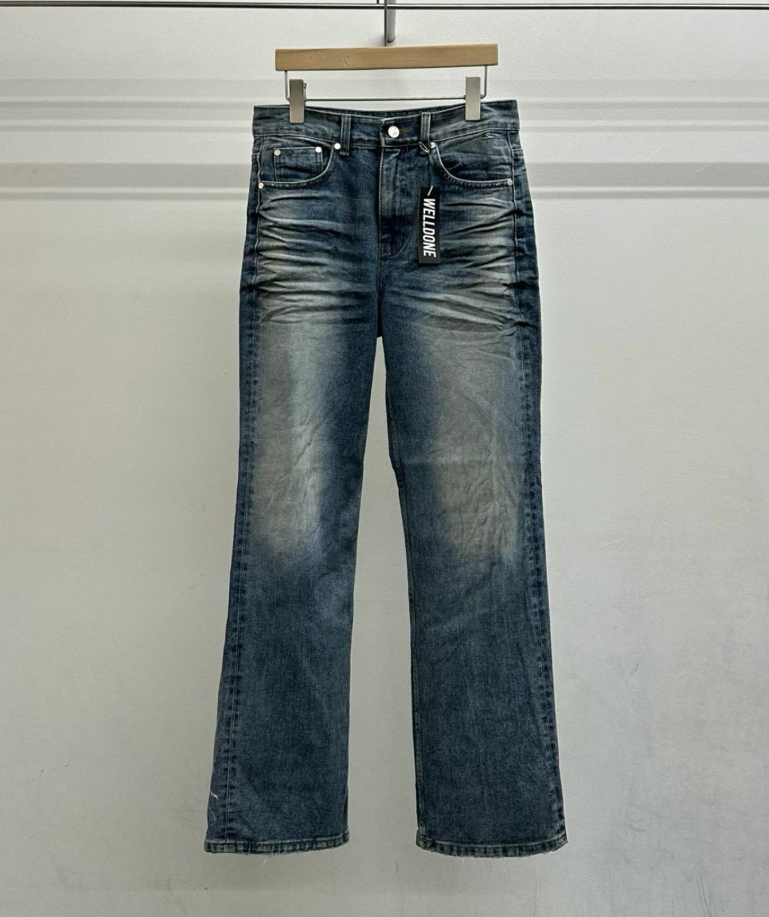 洗水鬆身牛仔褲 WELL DONE-018P