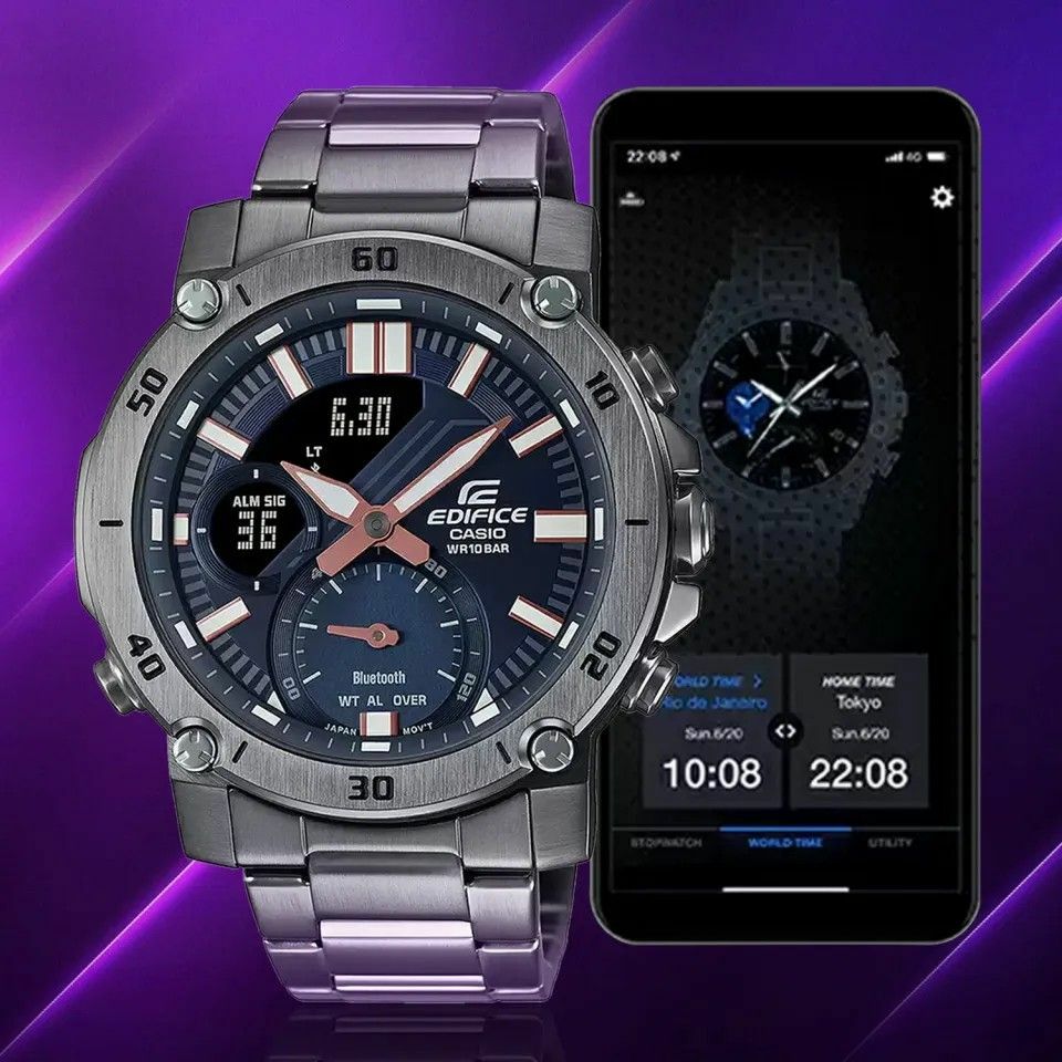 Casio Edifice ECB-20DC-1A 藍芽 手錶 (香港行貨)