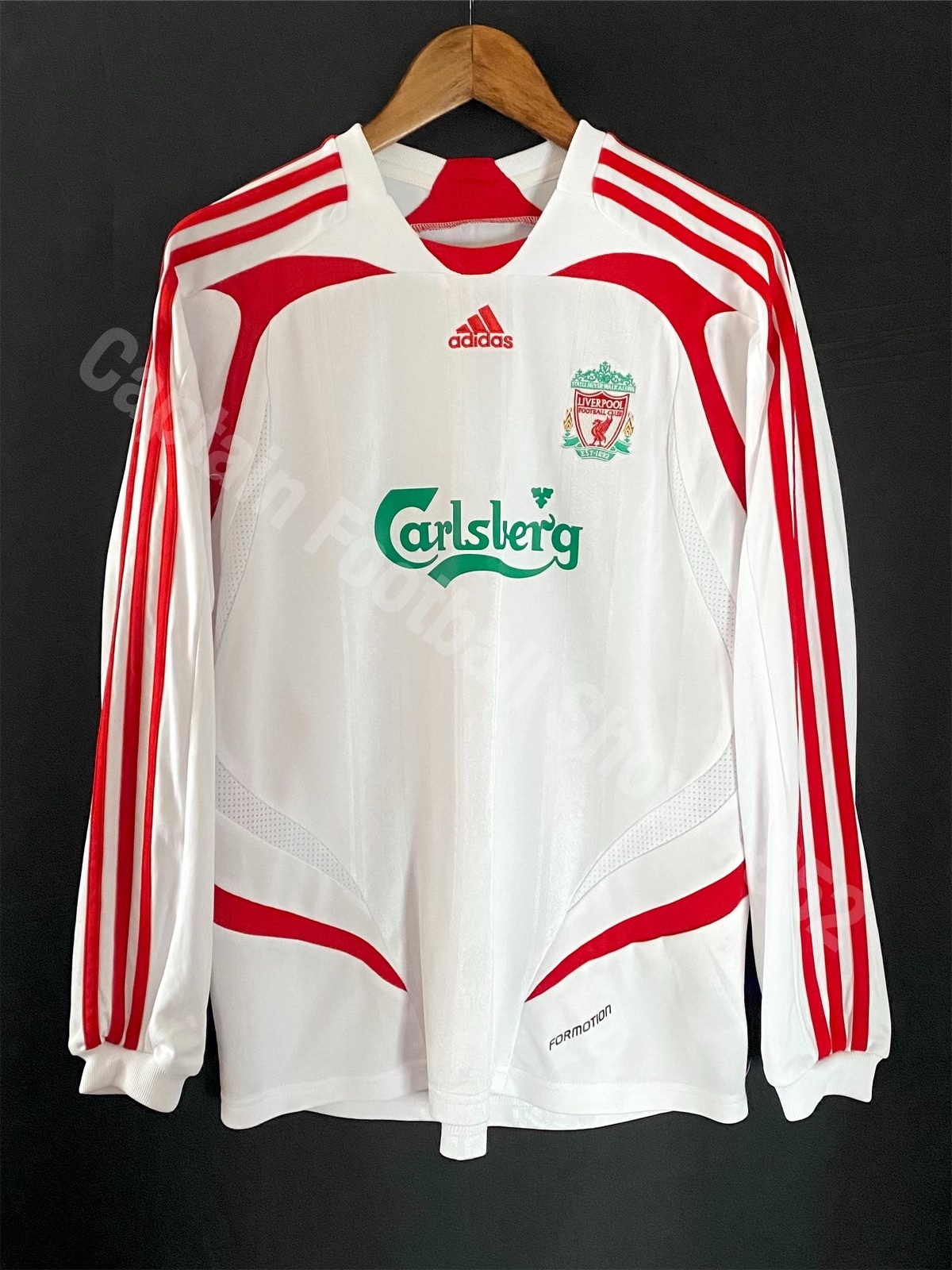(球員版) 利物浦 2007-2008 Adidas 作客球員版球衣