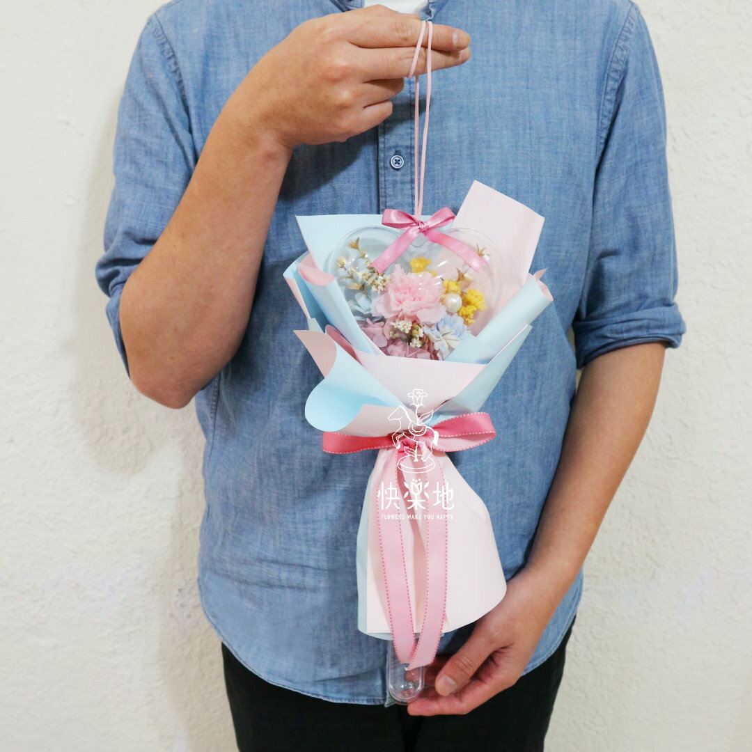 ❖獨特❖精裝愛心(壓克力硬殼) I 永生花束  PF240800