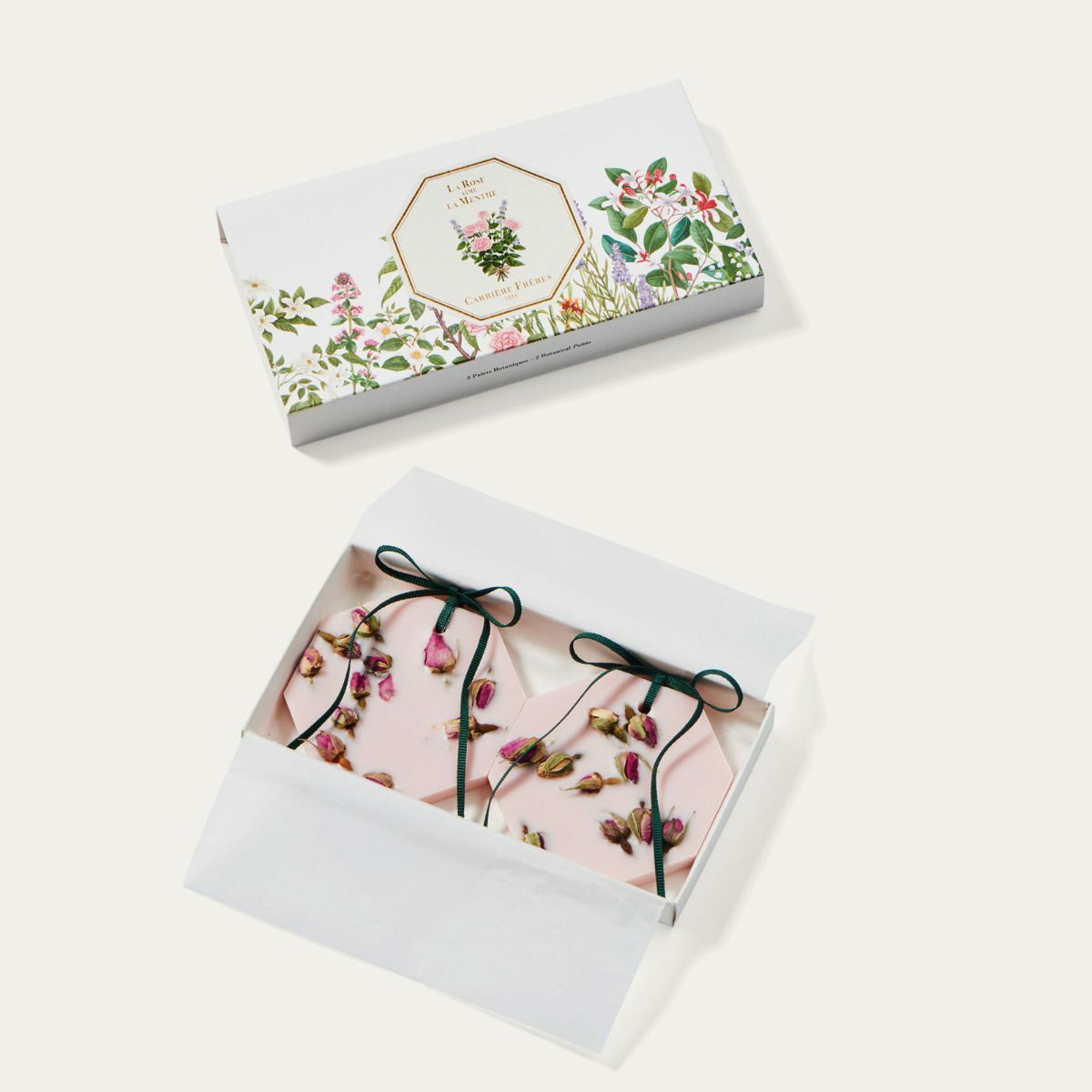 Carrière Frères 玫瑰愛薄荷香磚(兩入)