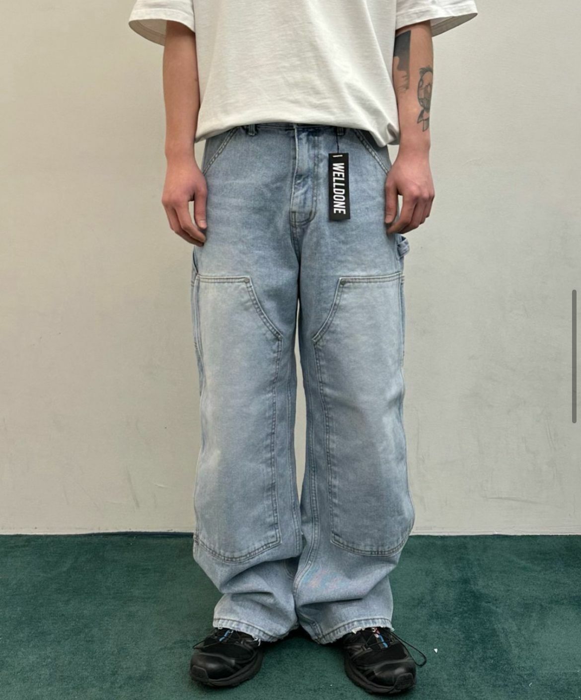 洗水鬆身牛仔褲 WELL DONE-026J