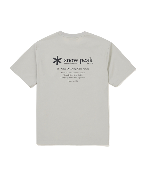 【代購】Snow Peak 雪諾必克 薄款 梭織 涼感 基本款 背logo 短袖 短T S24MUSTS31