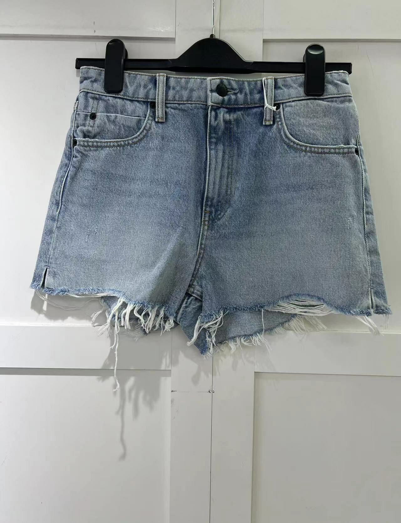 爛腳牛仔短褲 -M