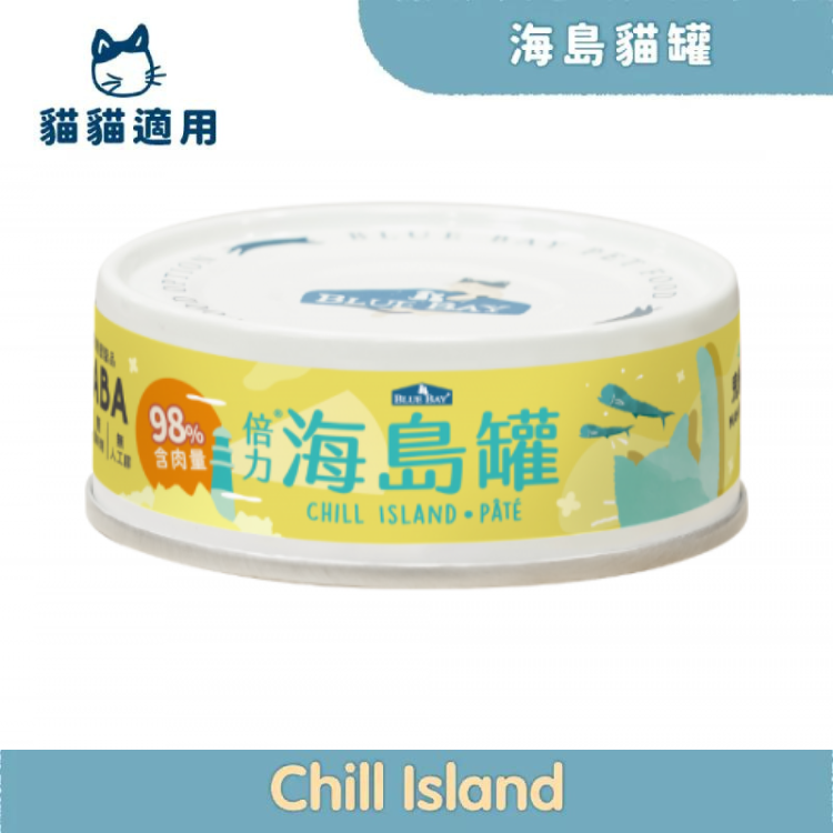 Blue Bay Chill Island Mahi-Mahi & Beef cat wet food 80g