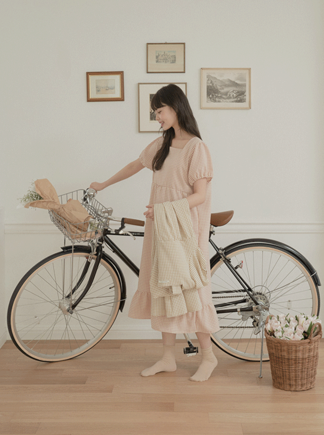 預訂｜Juuneedu Scent Check Pajamet Set (2 COLOR)