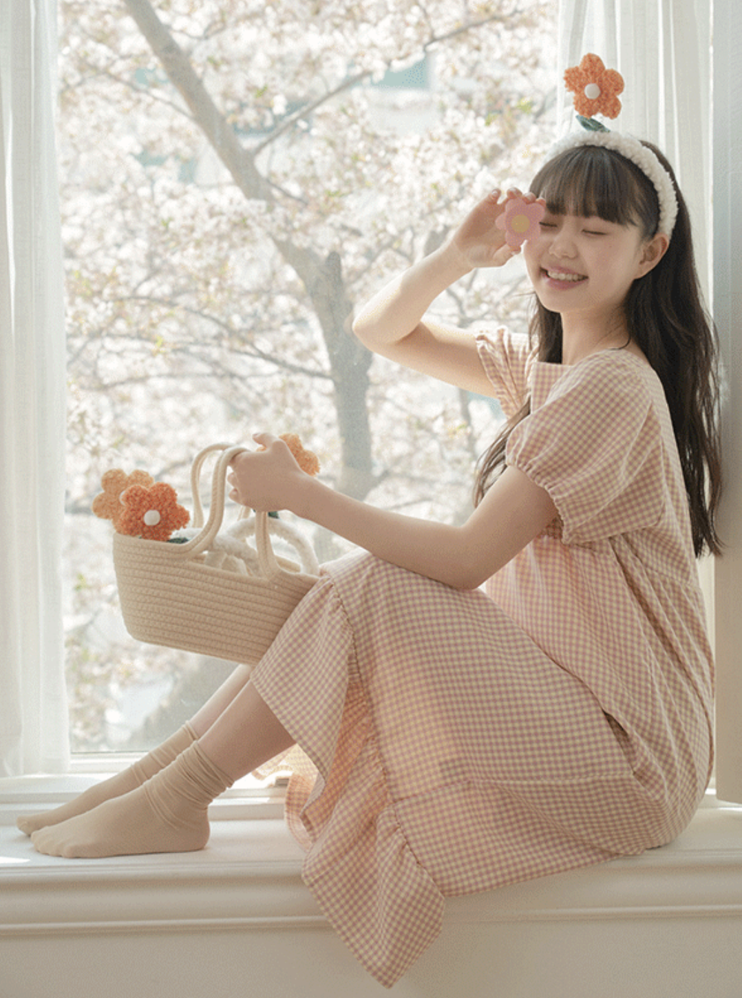 預訂｜Juuneedu Scent Check Pajamet Set (2 COLOR)