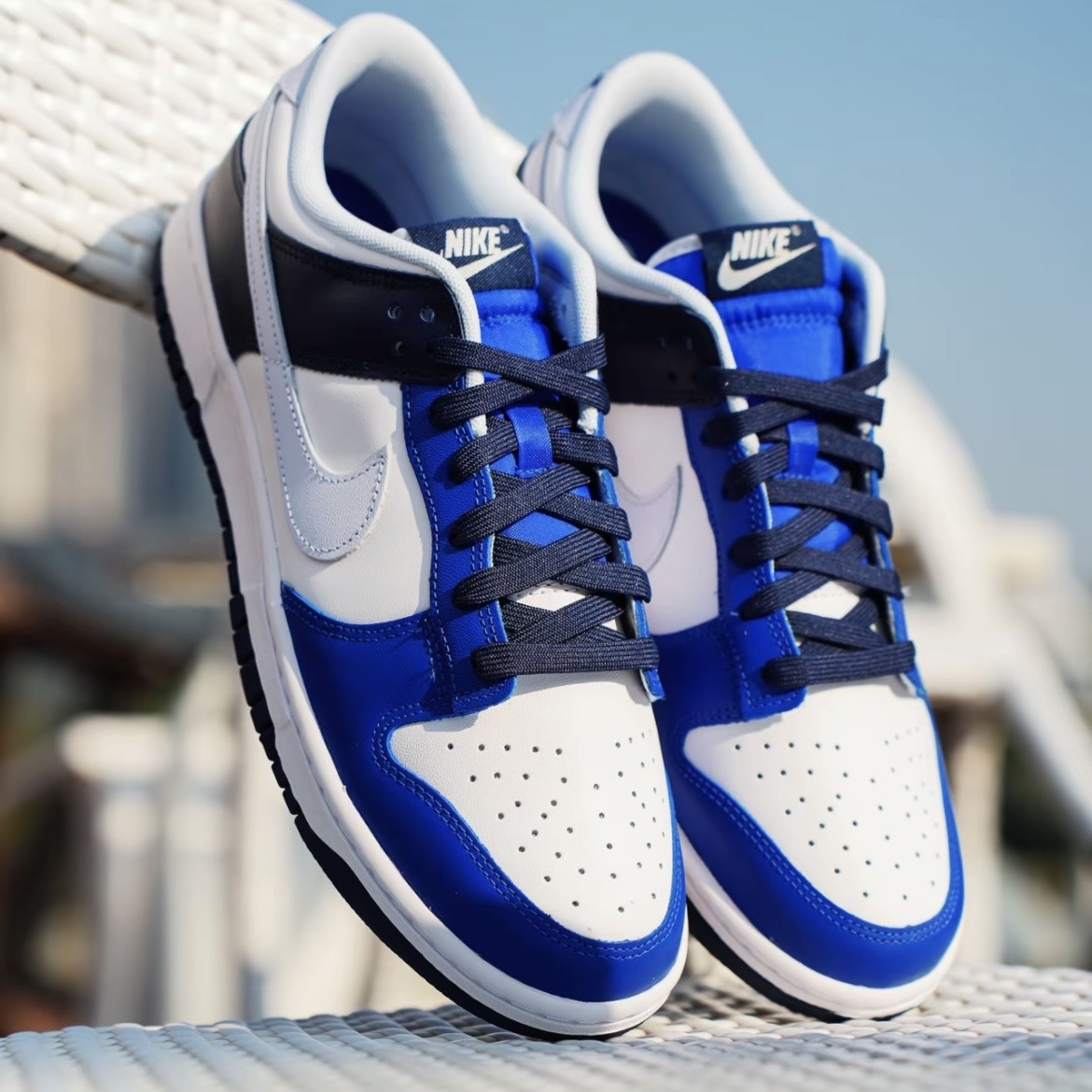 Nike Dunk Low 小閃電 藍白 FQ8826-100