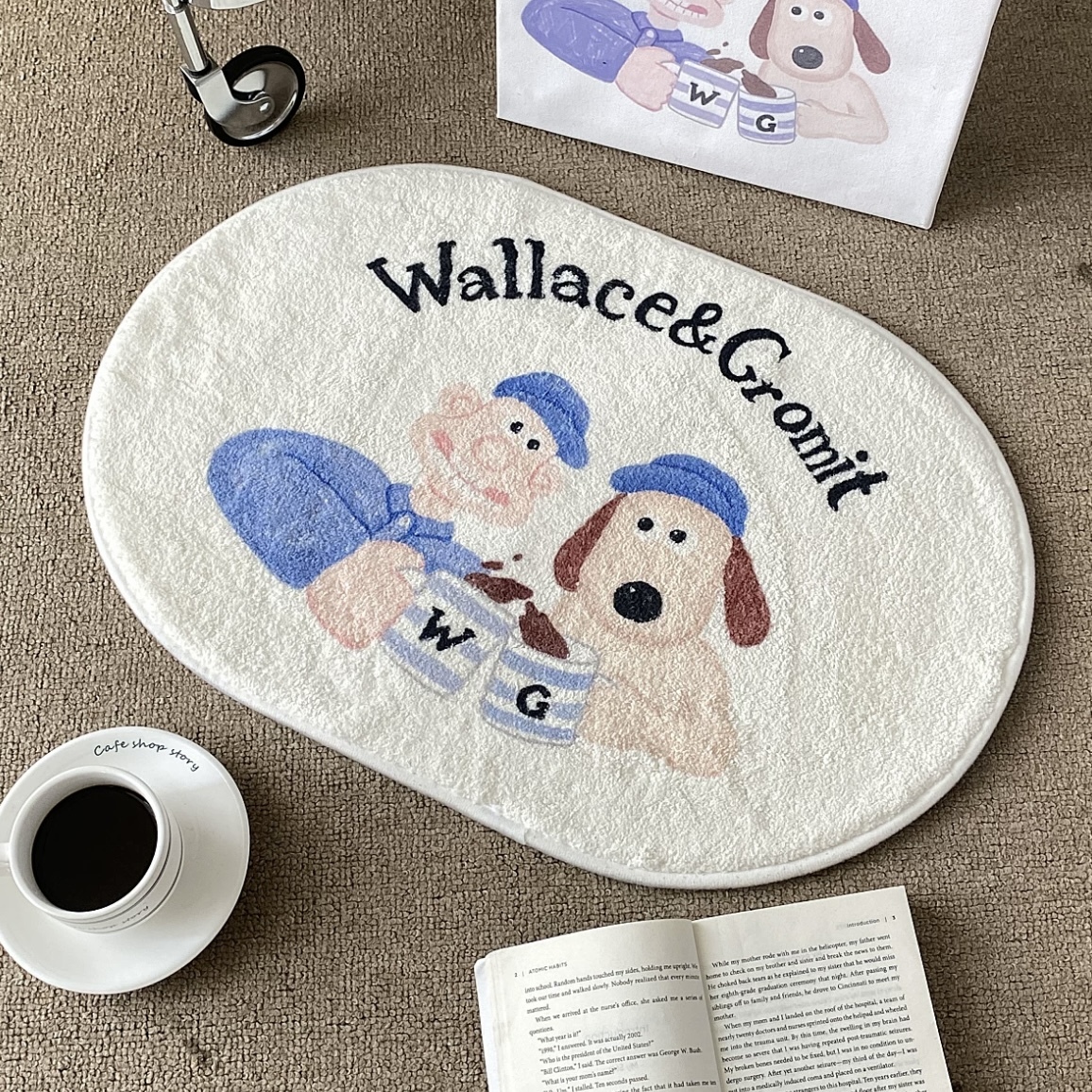 《41520》掌門狗阿高仿羊絨地毯