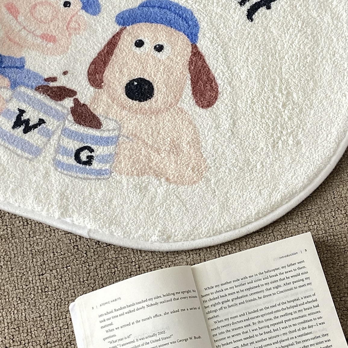 《41520》掌門狗阿高仿羊絨地毯