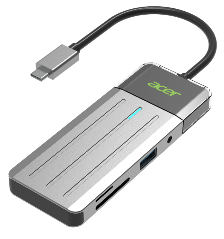 Acer 6 IN 1 USB-C Mini Dock - ODK3I0