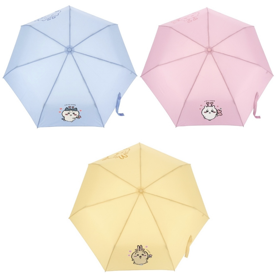 預訂｜韓國限定 Chiikawa 心心3段自動摺疊傘 縮骨遮 55CM