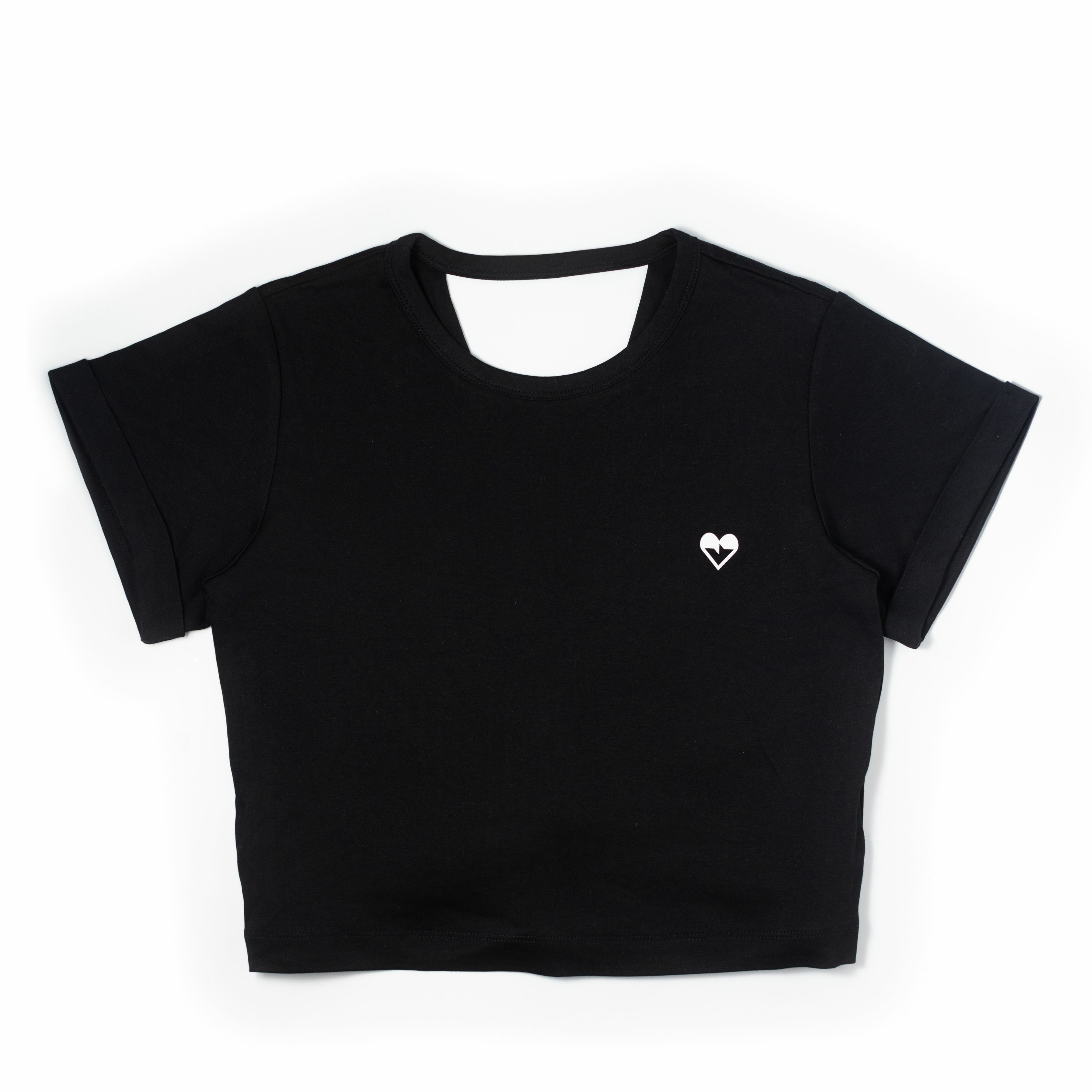 FLAKEY ACTIVE YOGA 短版瑜伽Tee(黑)