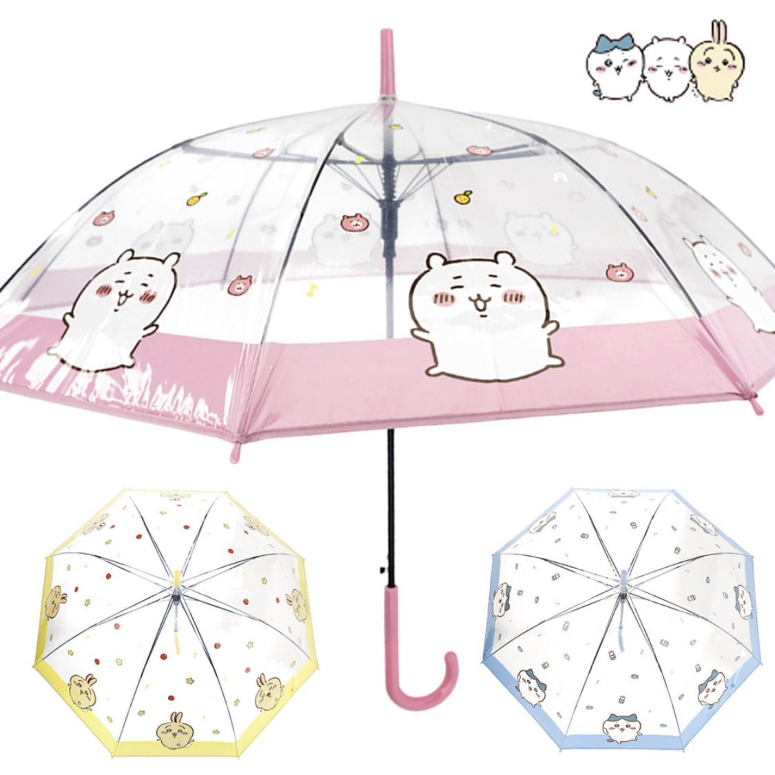 預訂｜韓國限定 Chiikawa POE透明雨傘 長傘 60CM