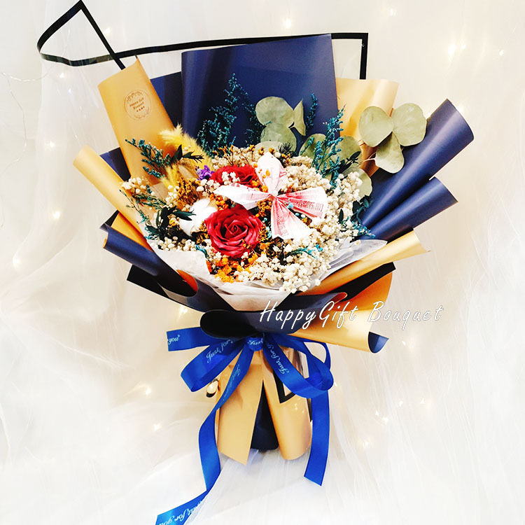 鈔票花束,新款鈔票花束蝴蝶花園造型鈔票花束