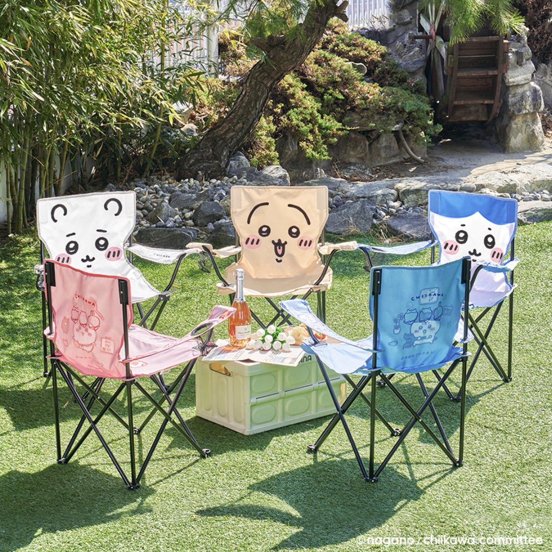 預訂｜韓國限定 Chiikawa 露營櫈 戶外摺疊椅