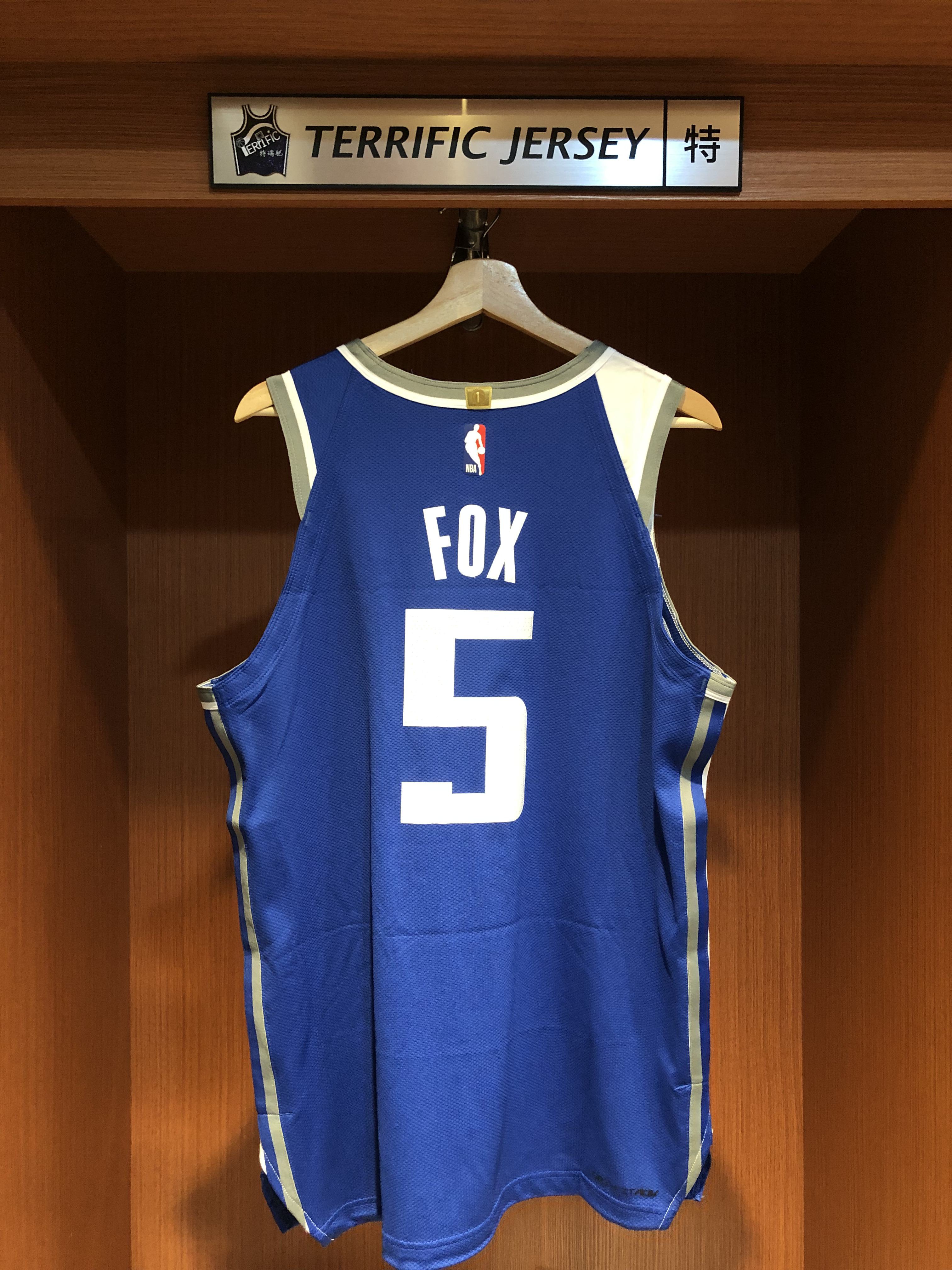 NBA球衣 De'aaron Fox 沙加緬度國王城市 City Nike Authentic 球員版 電繡 含贊助商標 全新