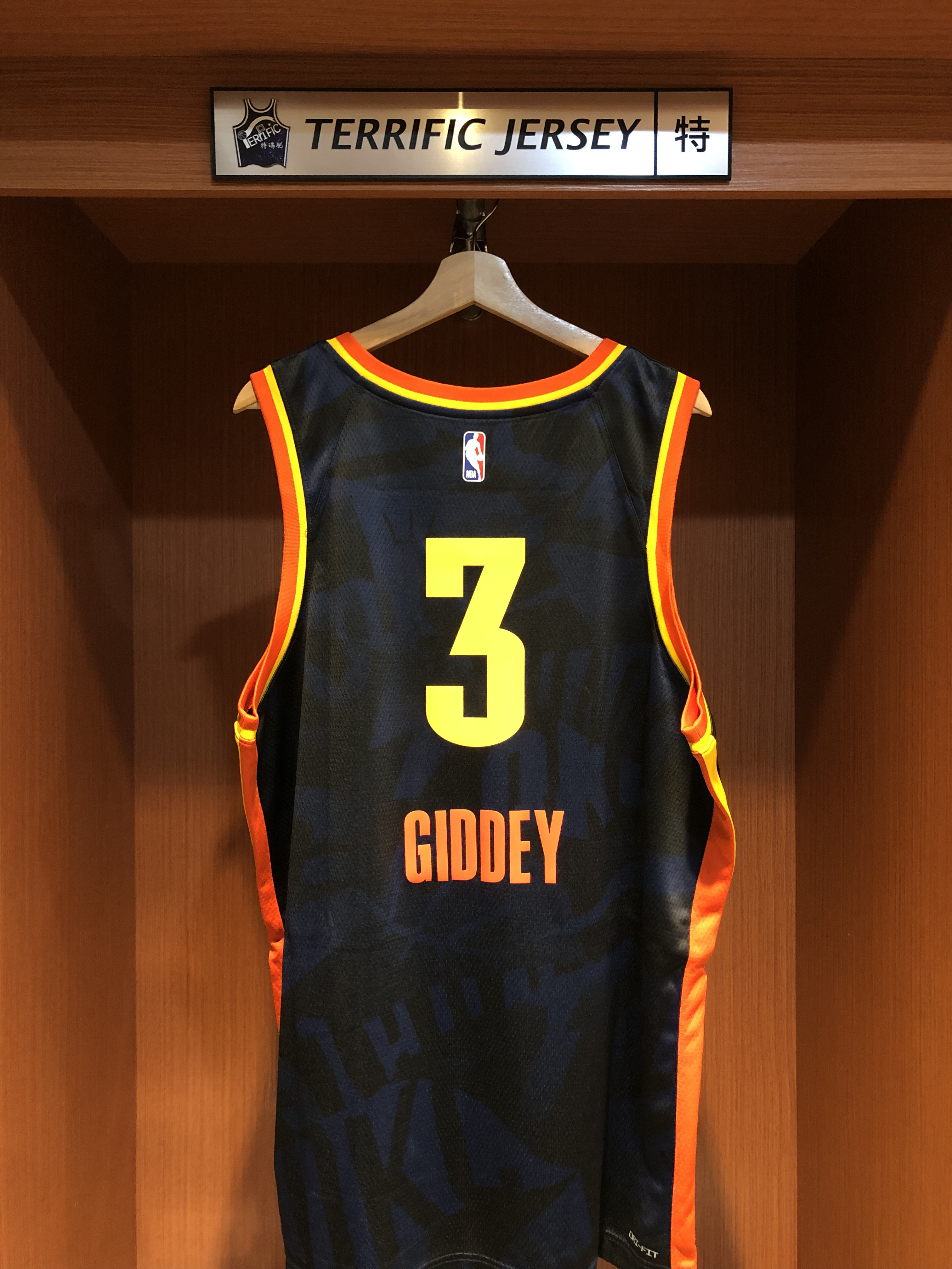 NBA球衣 Josh Giddey 奧克拉荷馬雷霆城市 City Nike Swingman 球迷版 熱轉印 全新