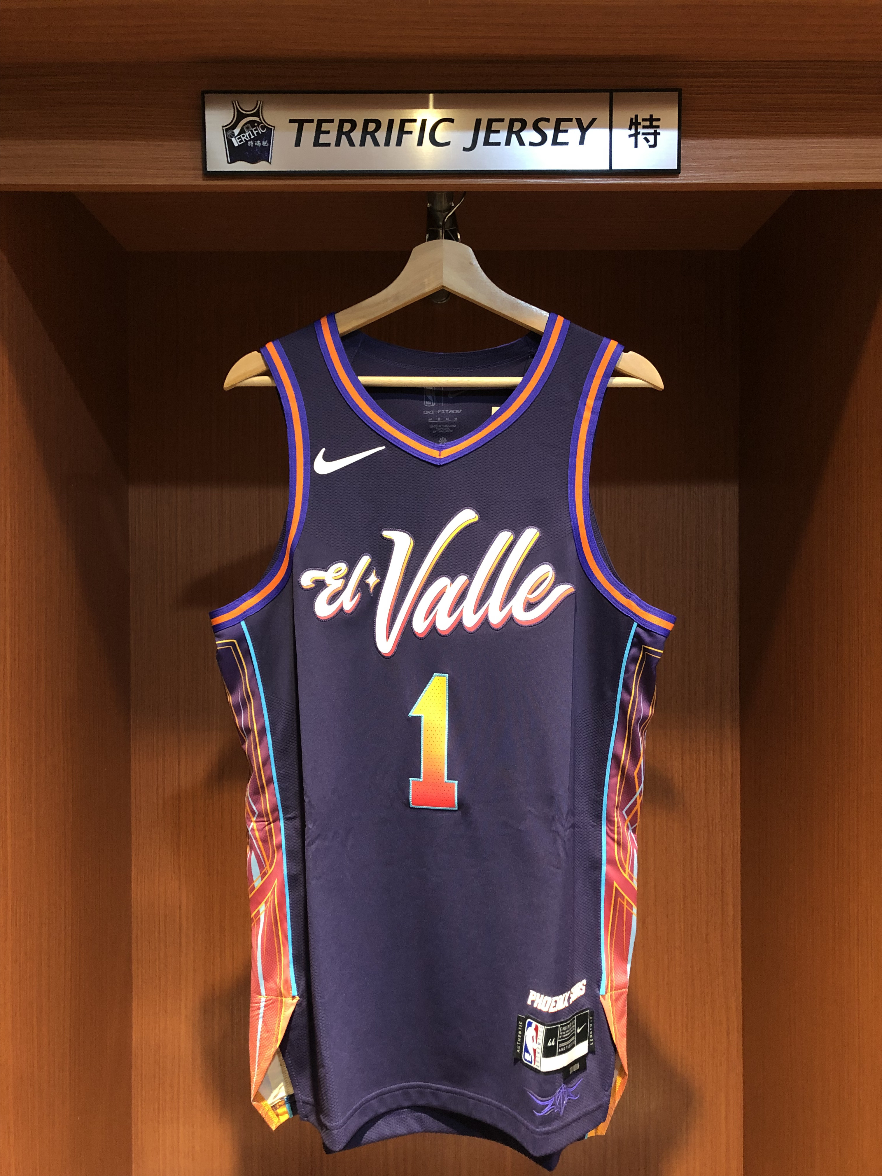 NBA球衣 Devin Booker 鳳凰城太陽城市 City Nike Authentic 球員版 電繡 全新