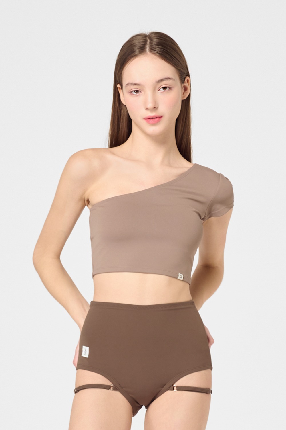 Groove Garter Shorts - Milk Brown