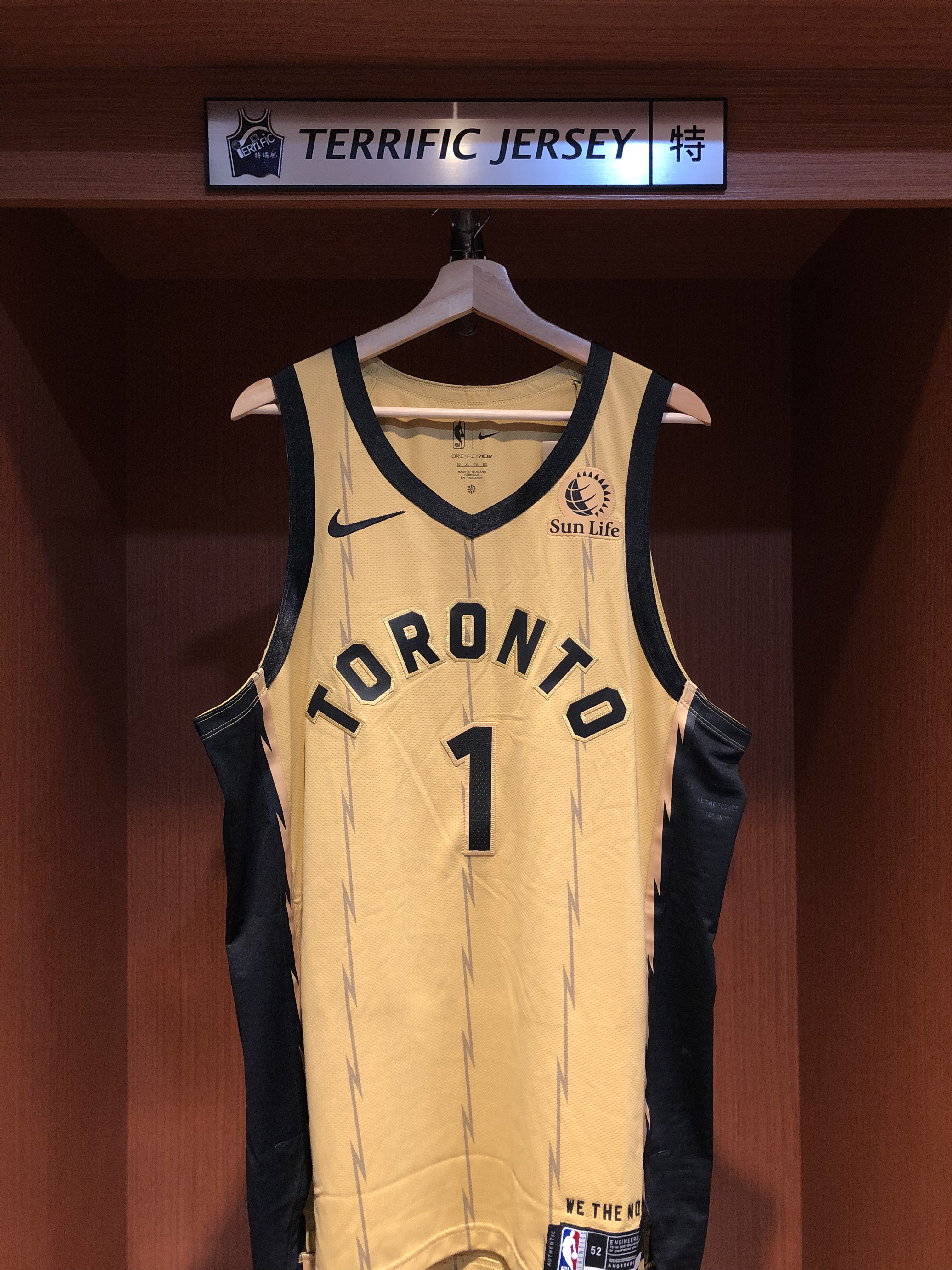 NBA球衣 Gradey Dick 多倫多暴龍城市 City Nike Authentic 球員版 電繡 含贊助商標 全新