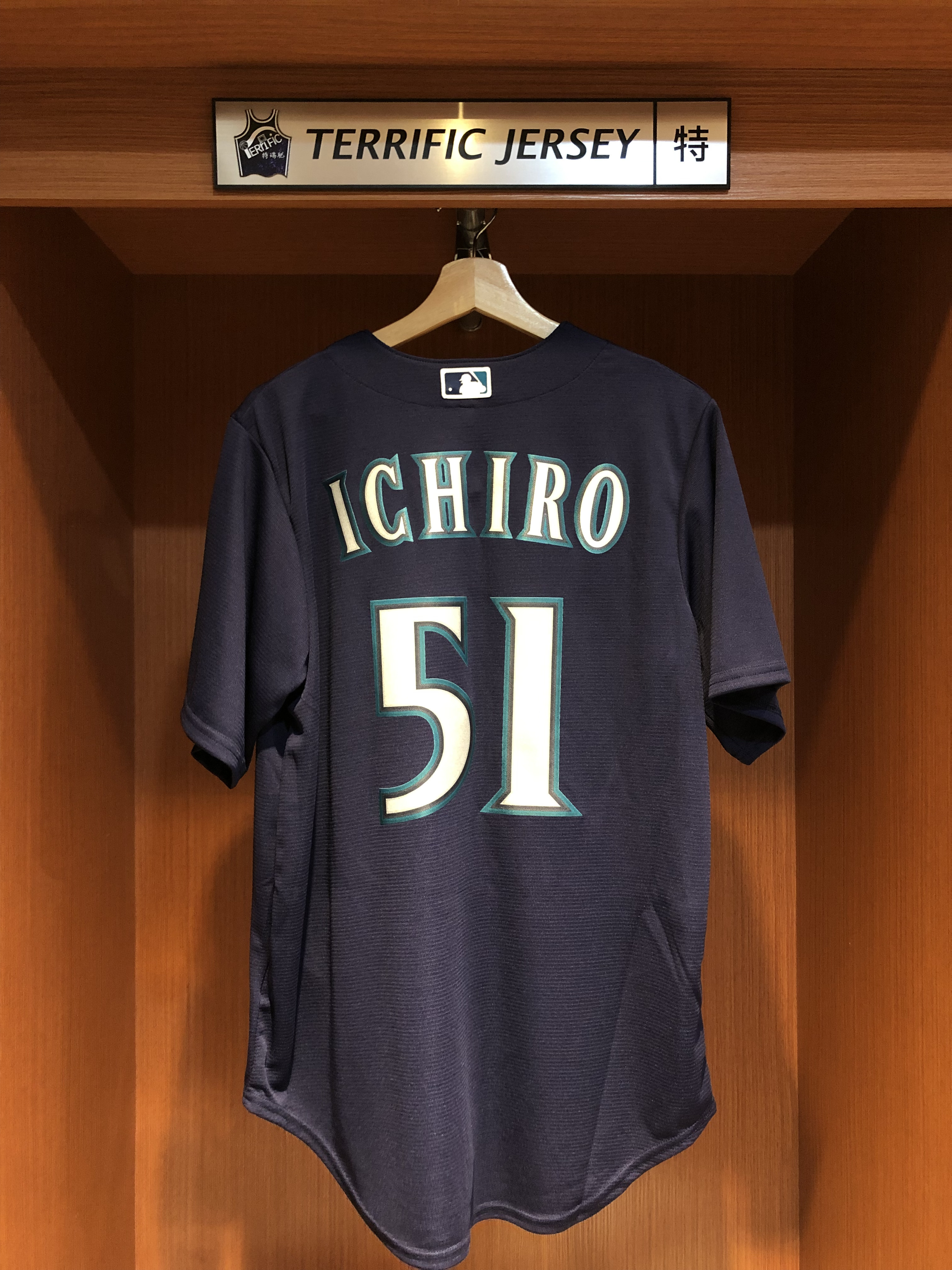 MLB球衣 Ichiro Suzuki 西雅圖水手深藍 鈴木一朗 Nike Replica Player Name Jersey 球迷版 熱轉印 全新