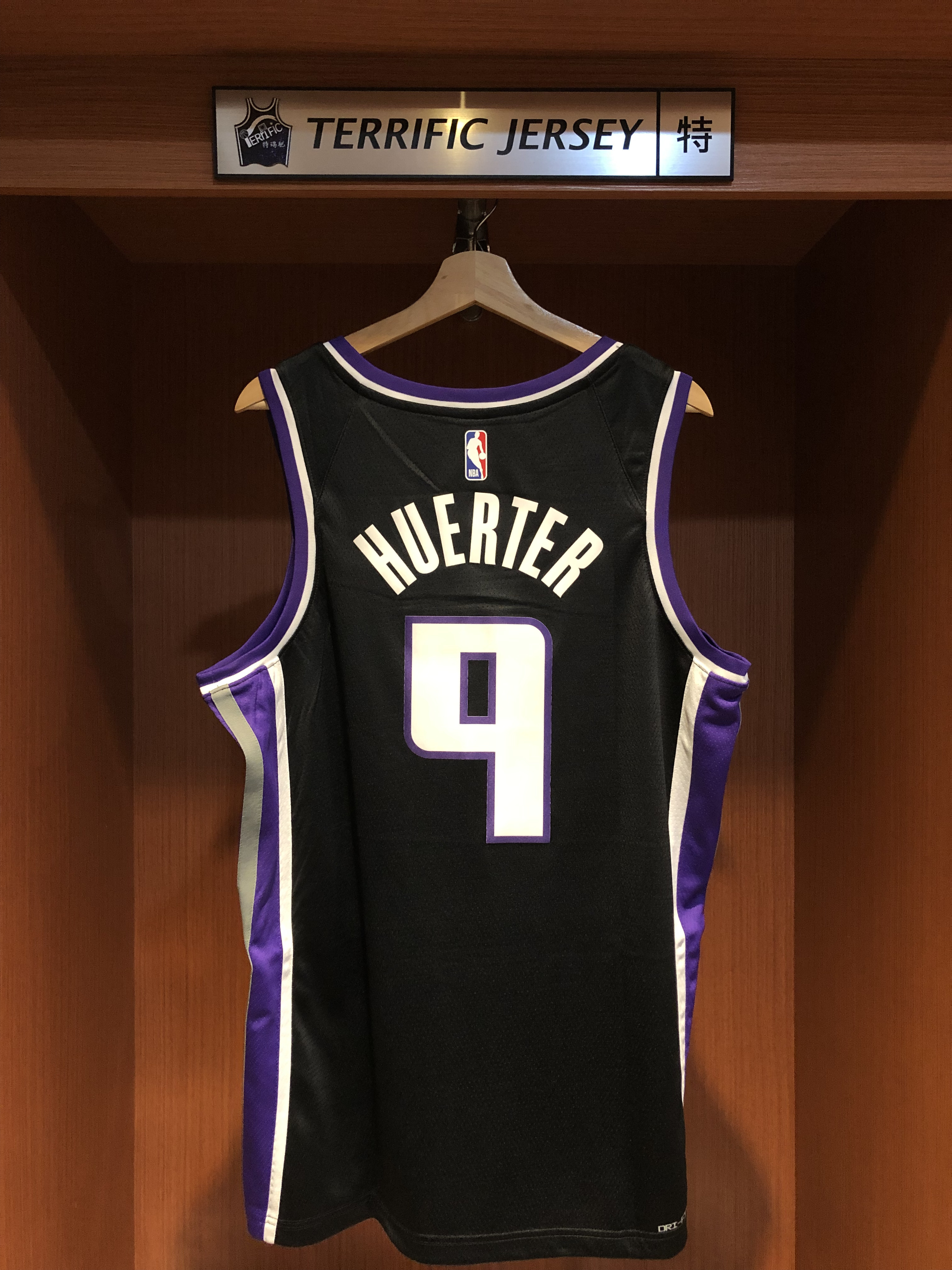 NBA球衣 Kevin Huerter 沙加緬度國王黑 Icon Nike Swingman 球迷版 熱轉印 全新