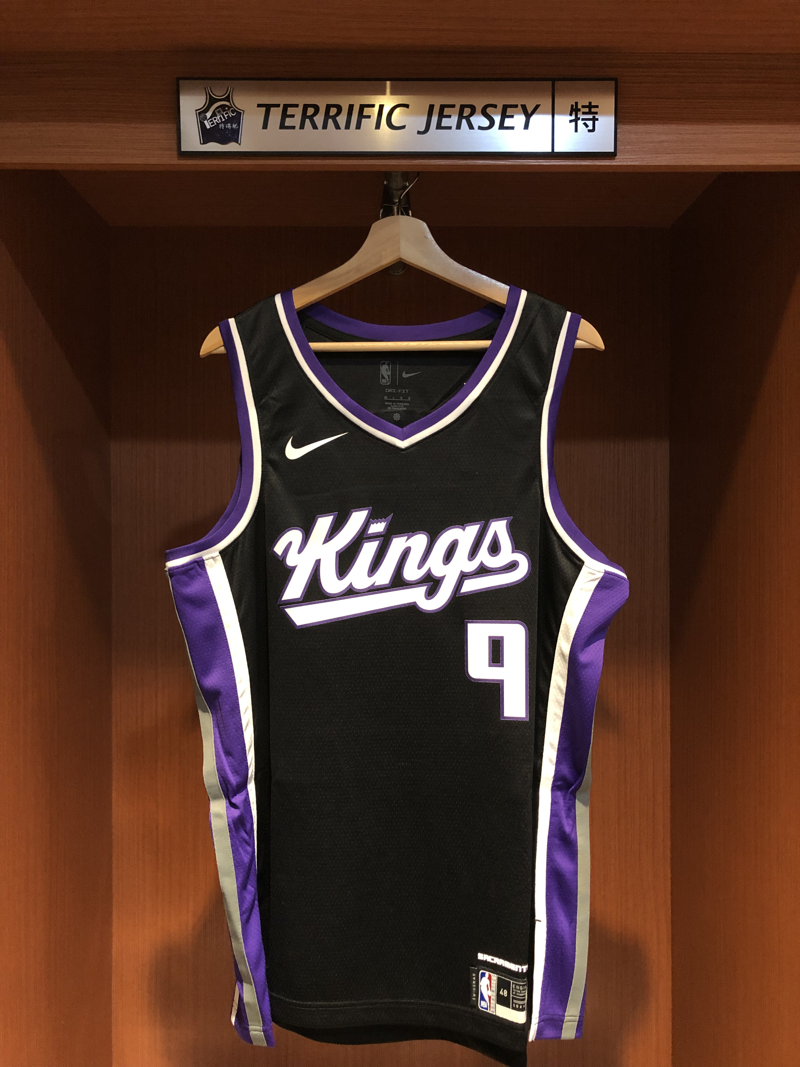 NBA球衣 Kevin Huerter 沙加緬度國王黑 Icon Nike Swingman 球迷版 熱轉印 全新