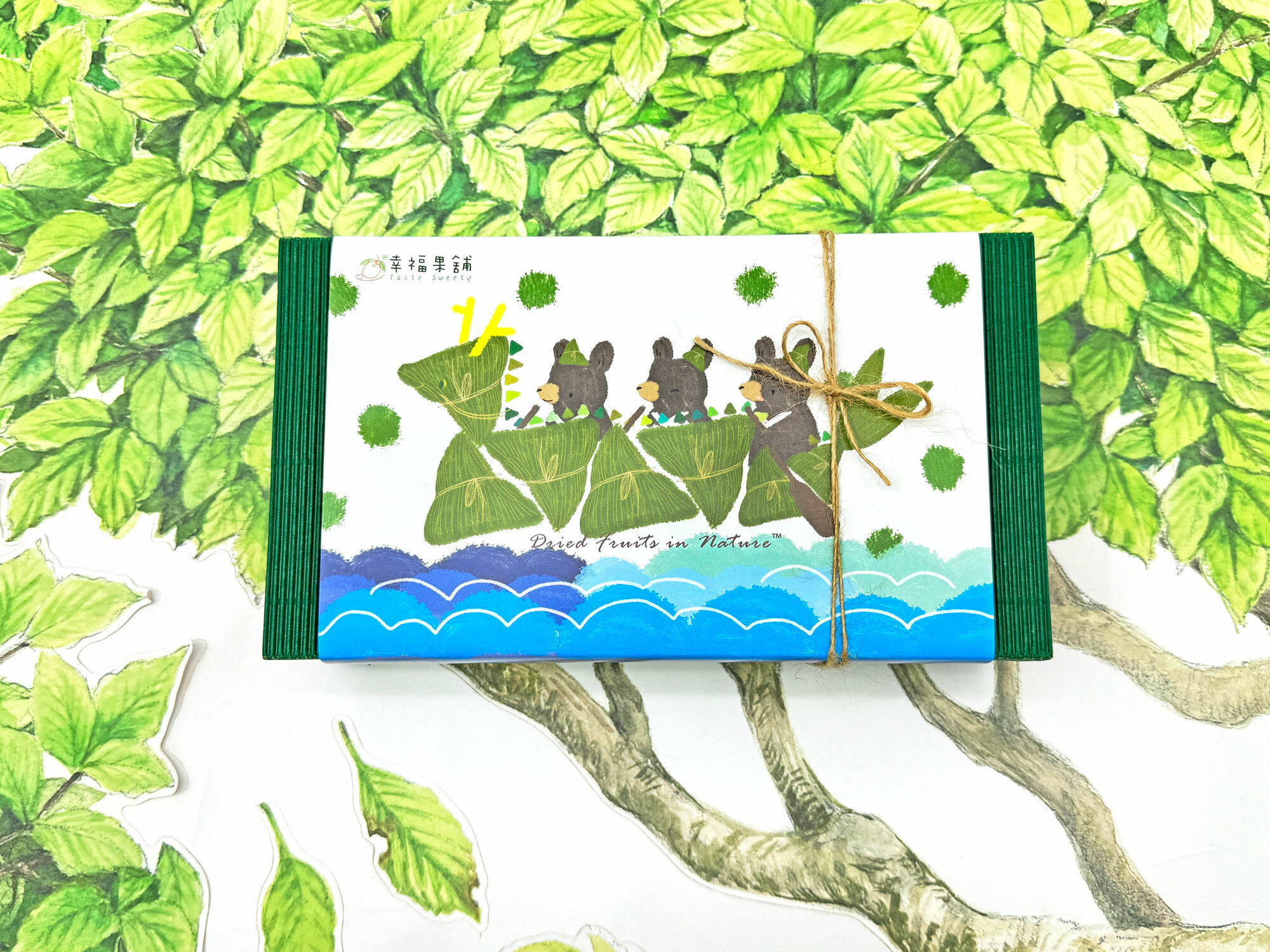 端午龍舟熊水果乾小禮盒10入