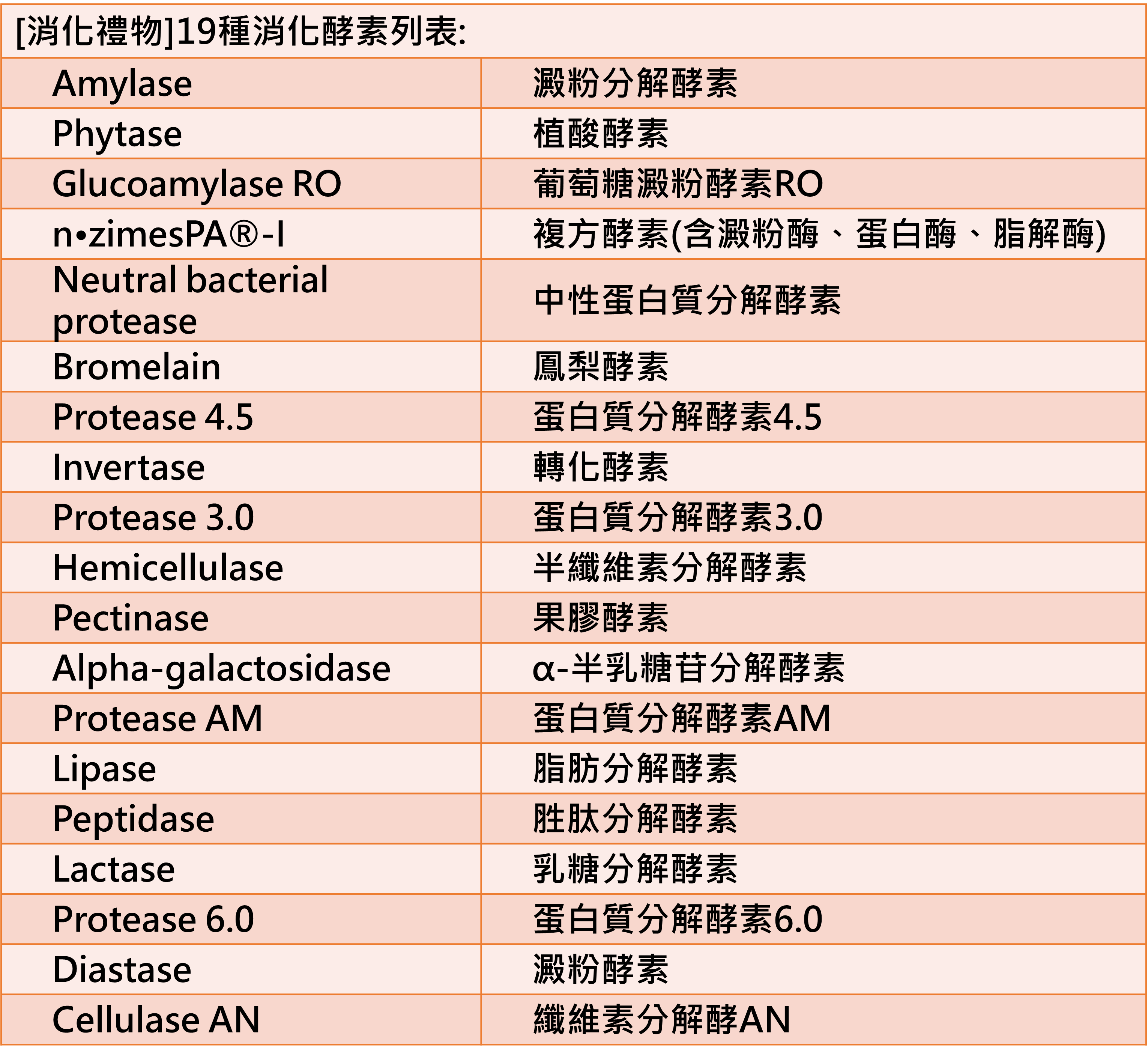 消化酵素跟益生菌的差別？消化酵素種類多元