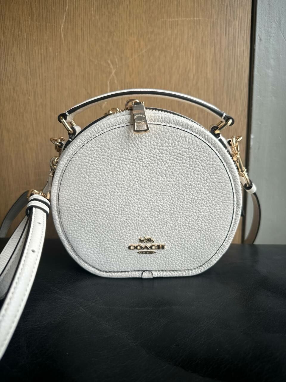 [S] COACH CO987 RFB LEATHER CNTEEN CROSSBODY,IM/CHALK, 196395164028 [FINAL SALE] (SCO748)