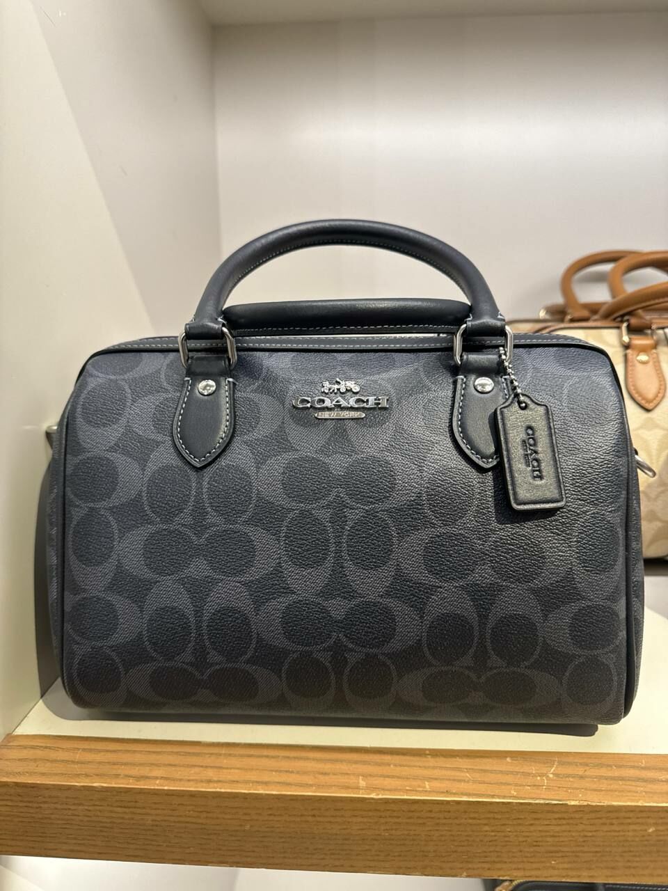 [S] COACH CH280 SIGNATURE ROWAN,SV/DENIM/MIDNIGHT NAVY, 196395165476 (SCO751)
