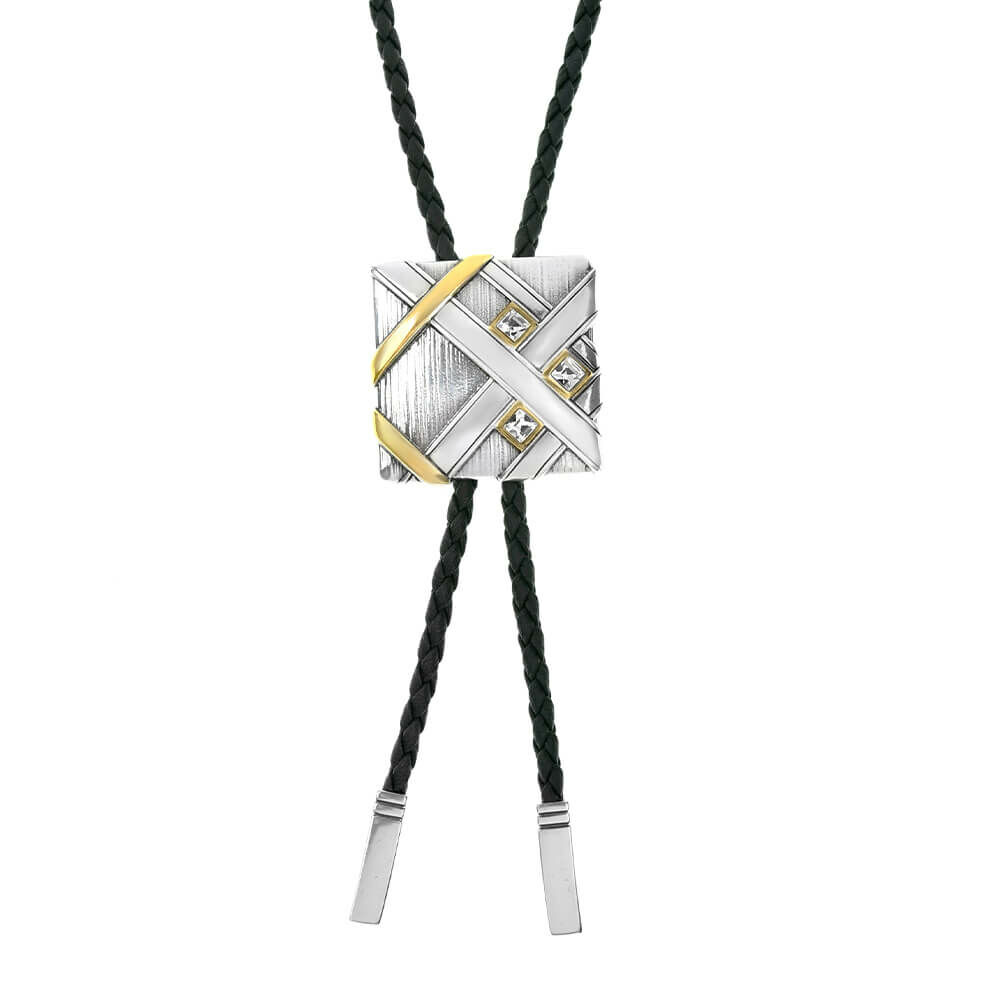 織樂幾何系列 保羅領帶/Bolo Tie/美式領帶 - 現貨