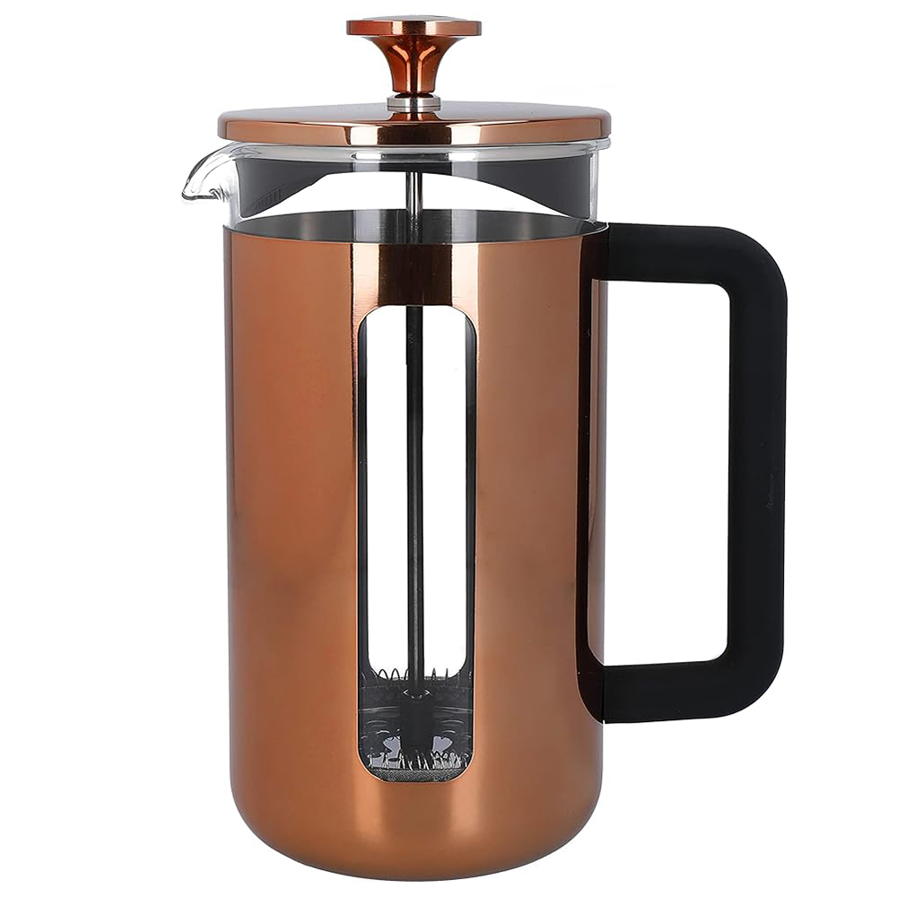 La Cafetiere｜皮薩不鏽鋼濾壓壺｜銅色