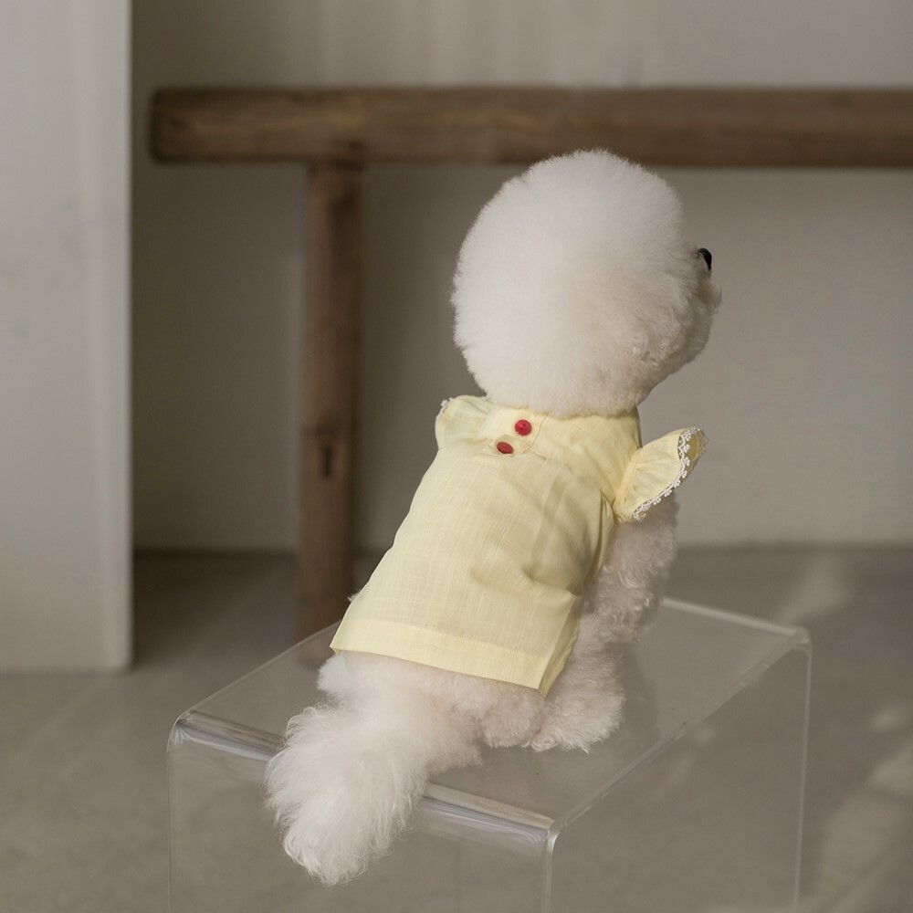 OPAAAP 紅色鈕扣公主洋裝