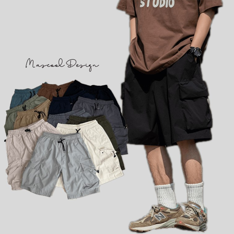 MS-16053 尼龍工裝短褲