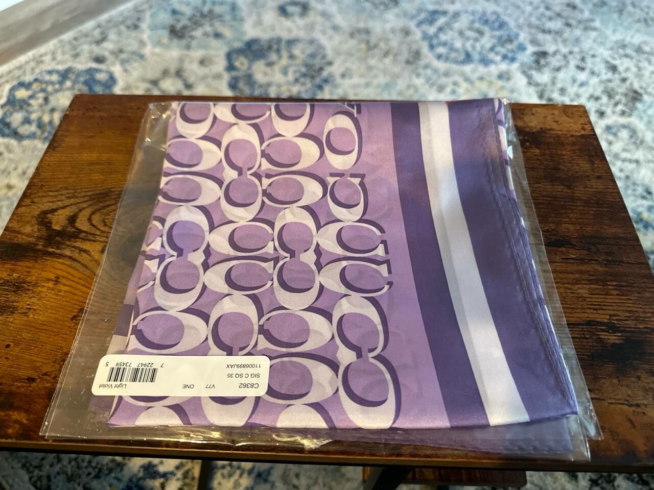[S] COACH C8362 SIG C SQ 35,LIGHT VIOLET, 722947734595 (SCO757)