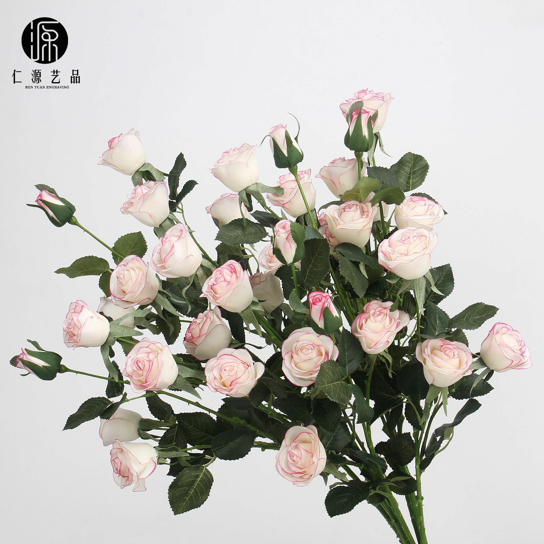 仿真油畫保濕小玫瑰花