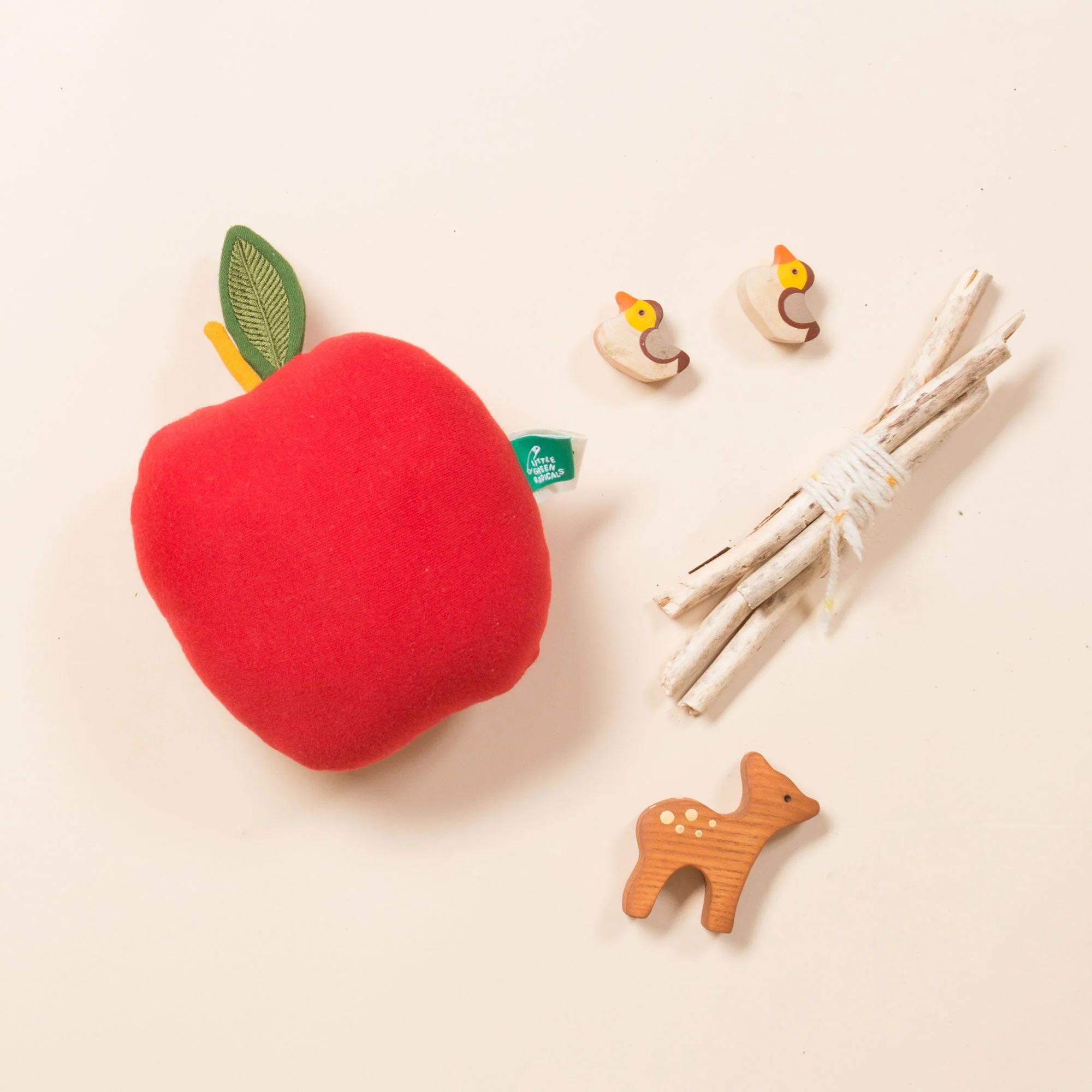 Little Green Radicals - An Apple A Day Organic Soft Toy